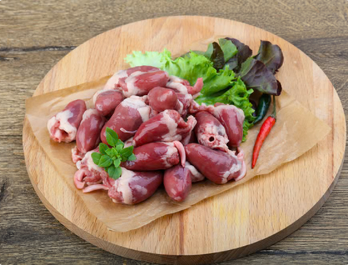 Chicken Liver and Hearts